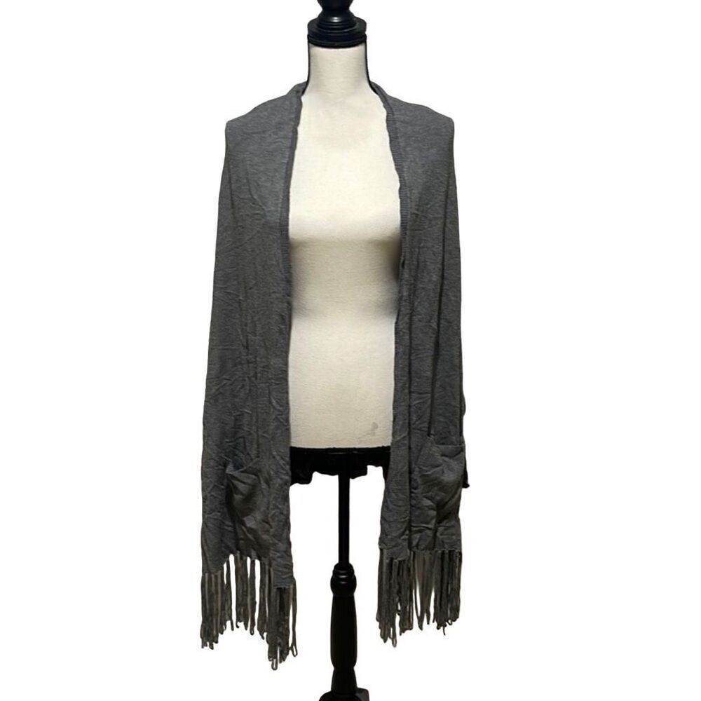 Tribal shawl with sleeves